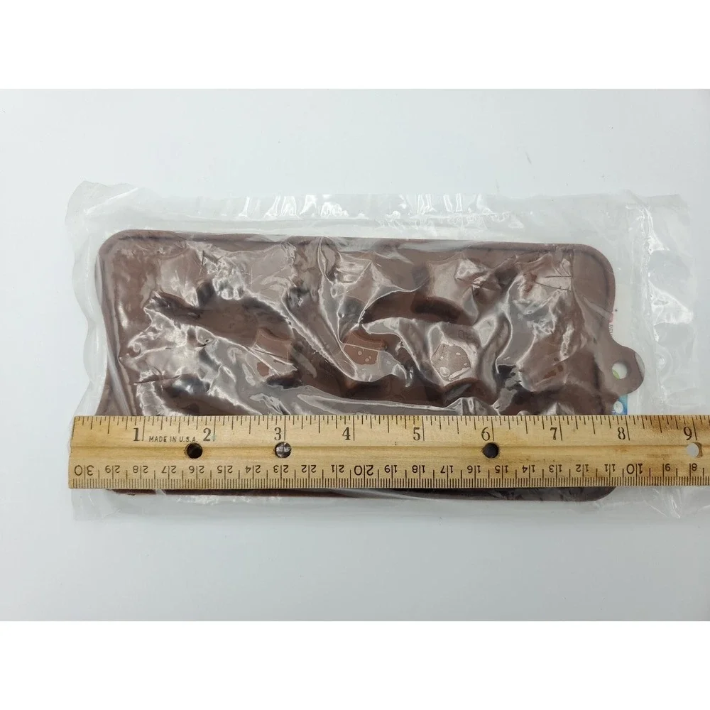 Silicone Candy Mold Star Shape ChocolateIce 15 Cavity Oven Freezer Microwave NIP